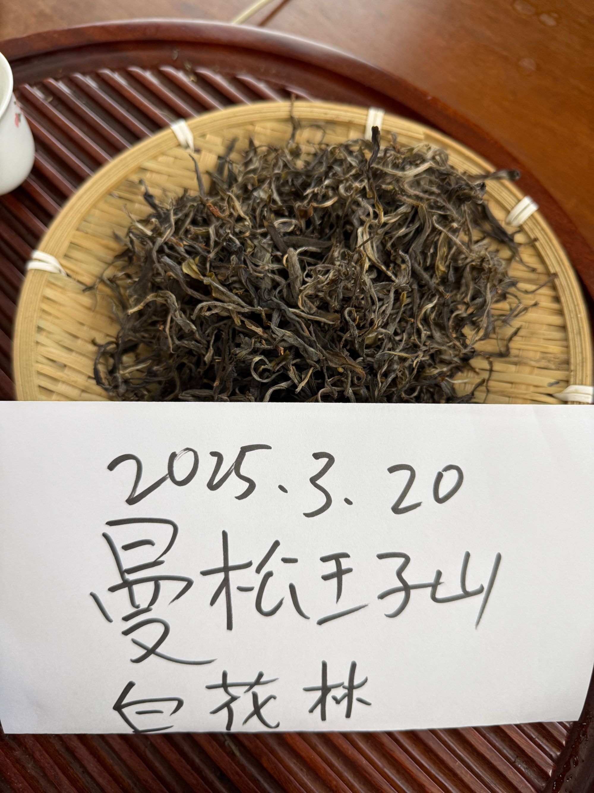 新茶友福利2025年曼松王子山白花林大树头春/曼松贡茶,一泡难求/