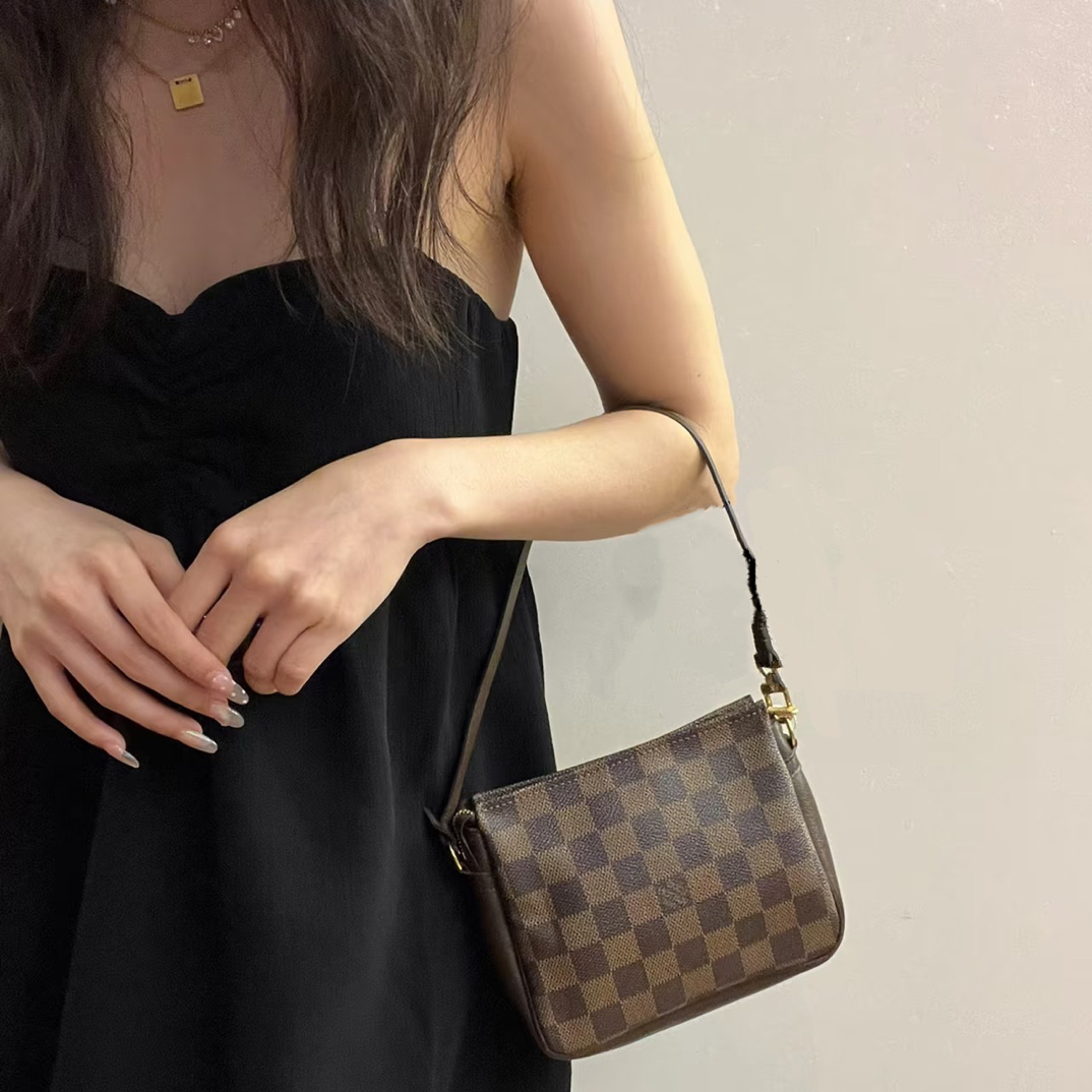 95新 LouisVuitton/路易威登 御古屋/77357/小豆腐麻将包 04年