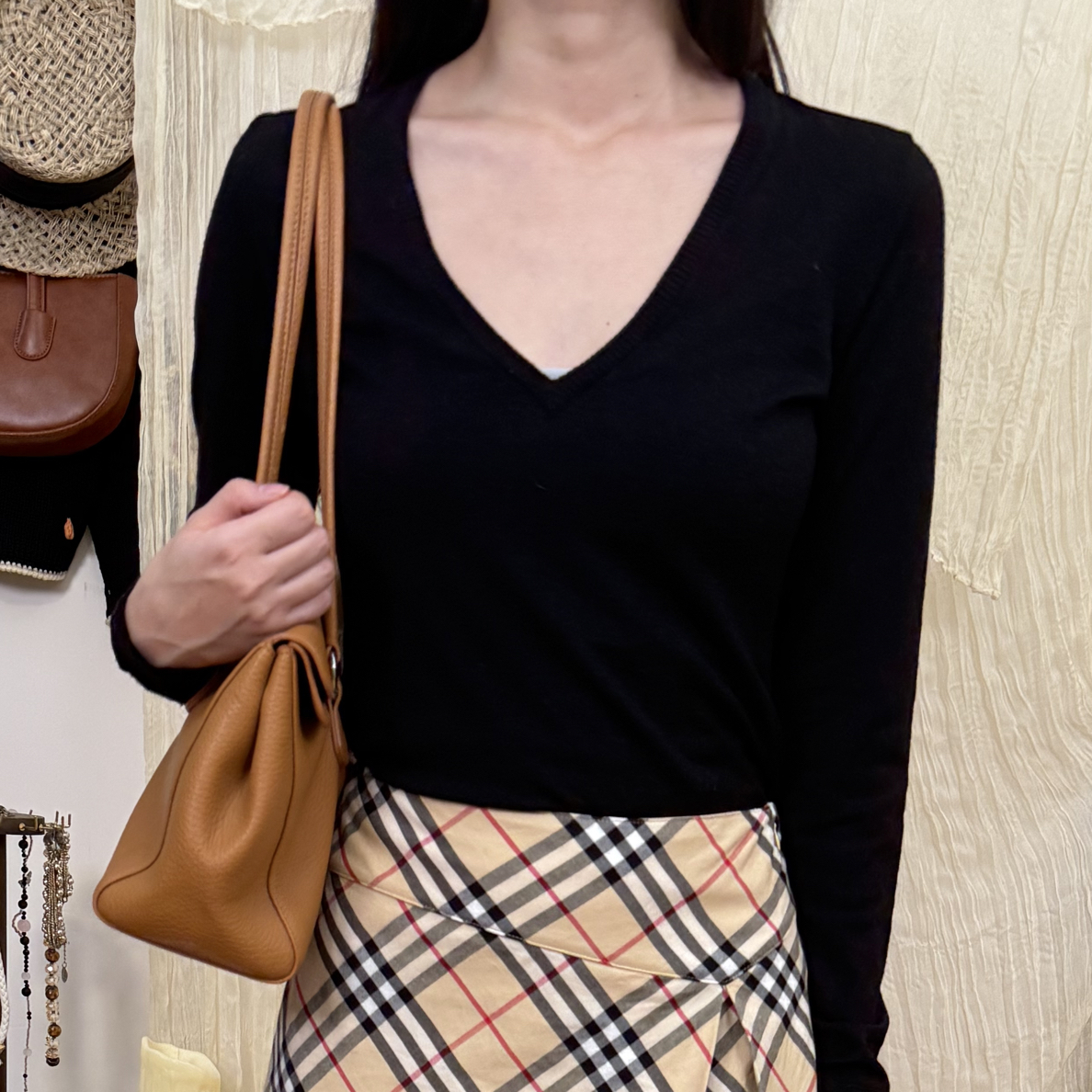 直播半身裙 尺码在规格 卡码拍大