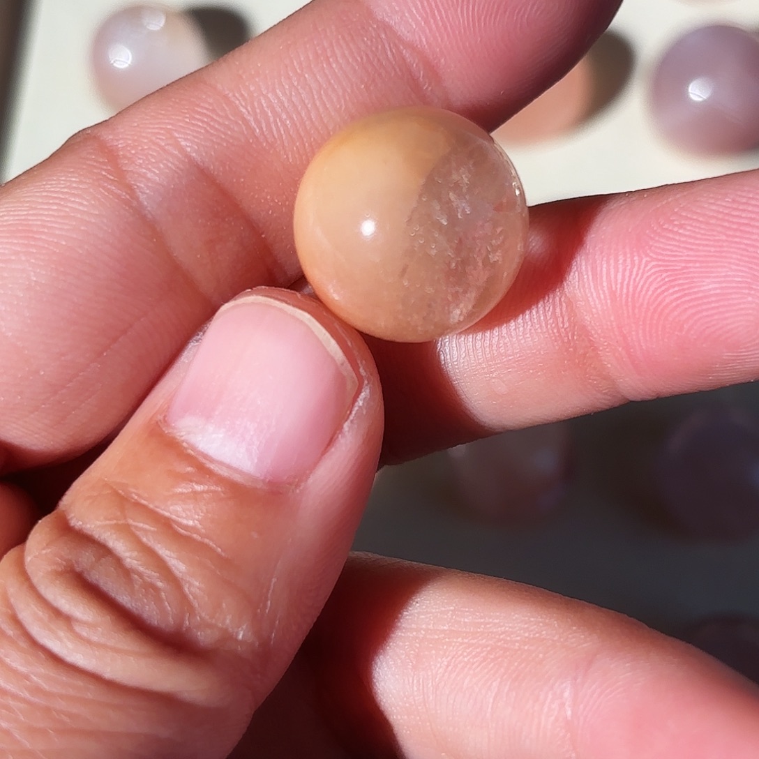 水晶未镶嵌珠宝半成品打孔不退不换