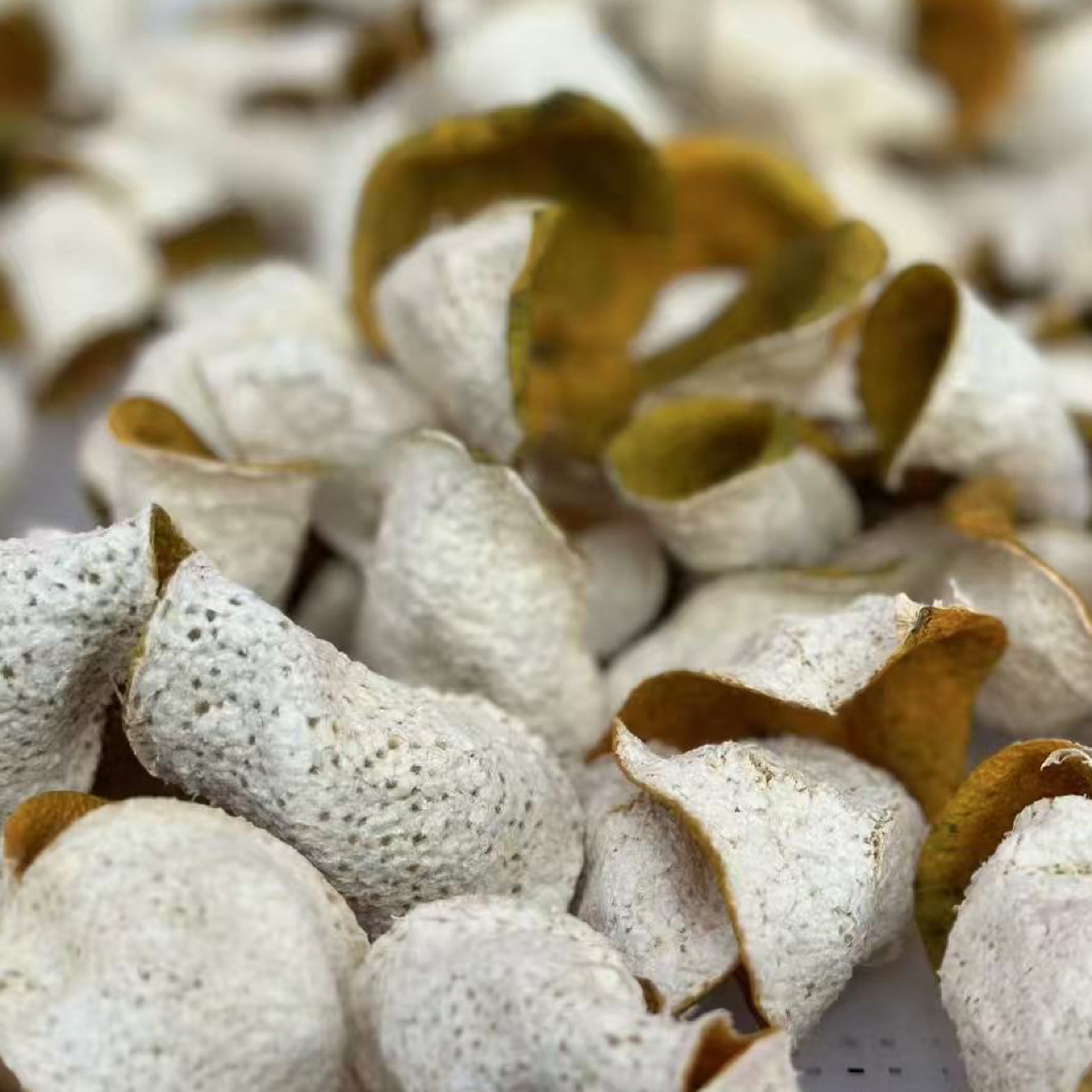 新会天马圈枝二红皮原枝天然生晒泡茶煮水送礼老陈皮自然陈化醇