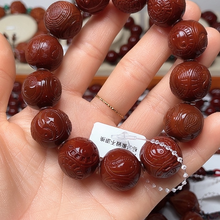 橄榄核手串紫***¥四相八卦