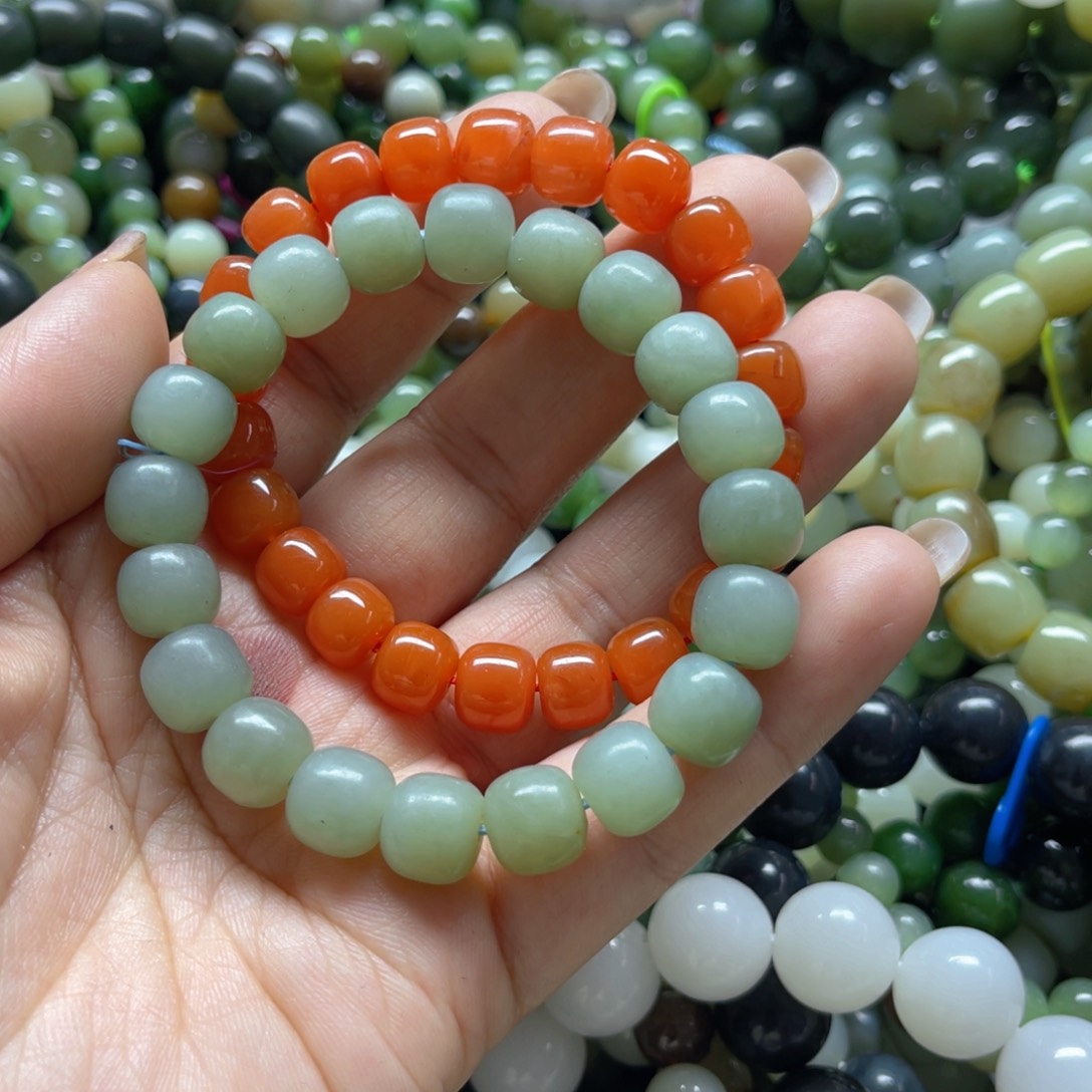 和田玉手链未镶嵌任*湾