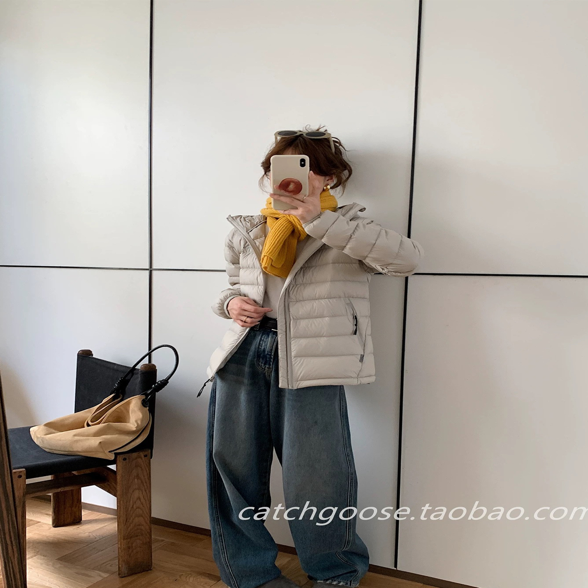 9917韩版新款排骨连帽防寒服