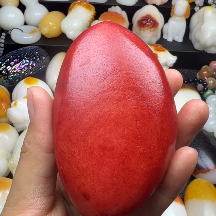 新款戈壁五彩石金丝玉