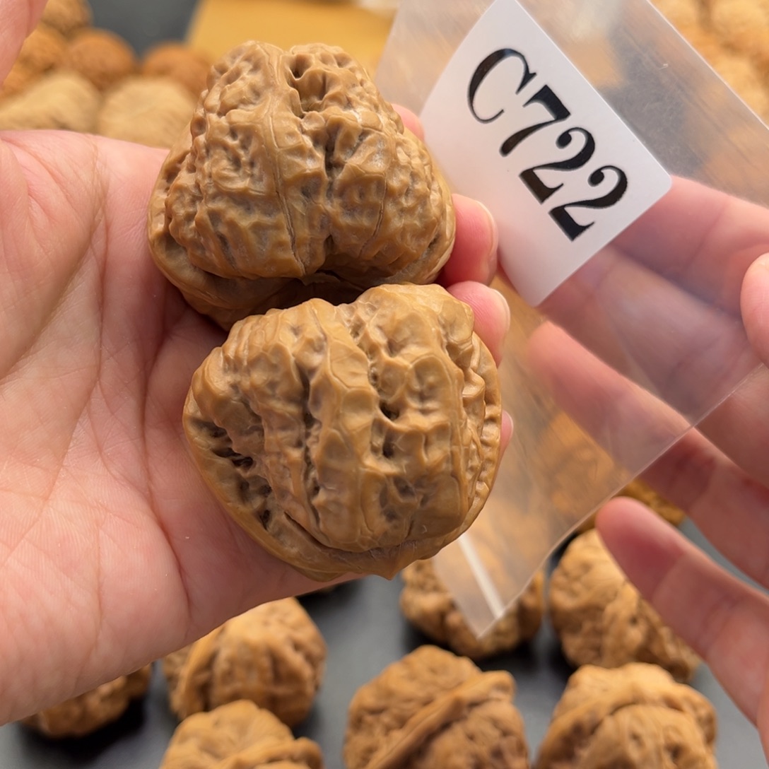 把件文玩核桃蛙蛙精品45度48