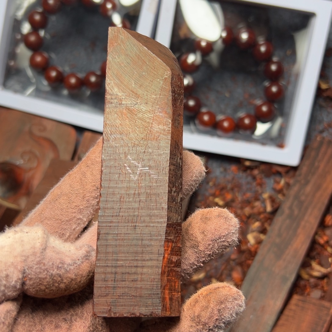 三***石端景台紫檀木类印度小叶紫檀