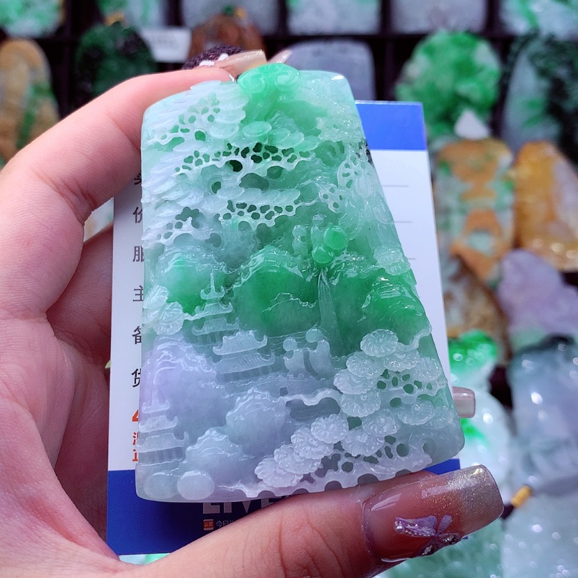 【闪购商品】翡翠颈饰未镶嵌挂件