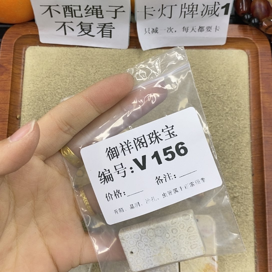 硅化珊瑚（珊瑚玉）颈饰未镶嵌驯***奇