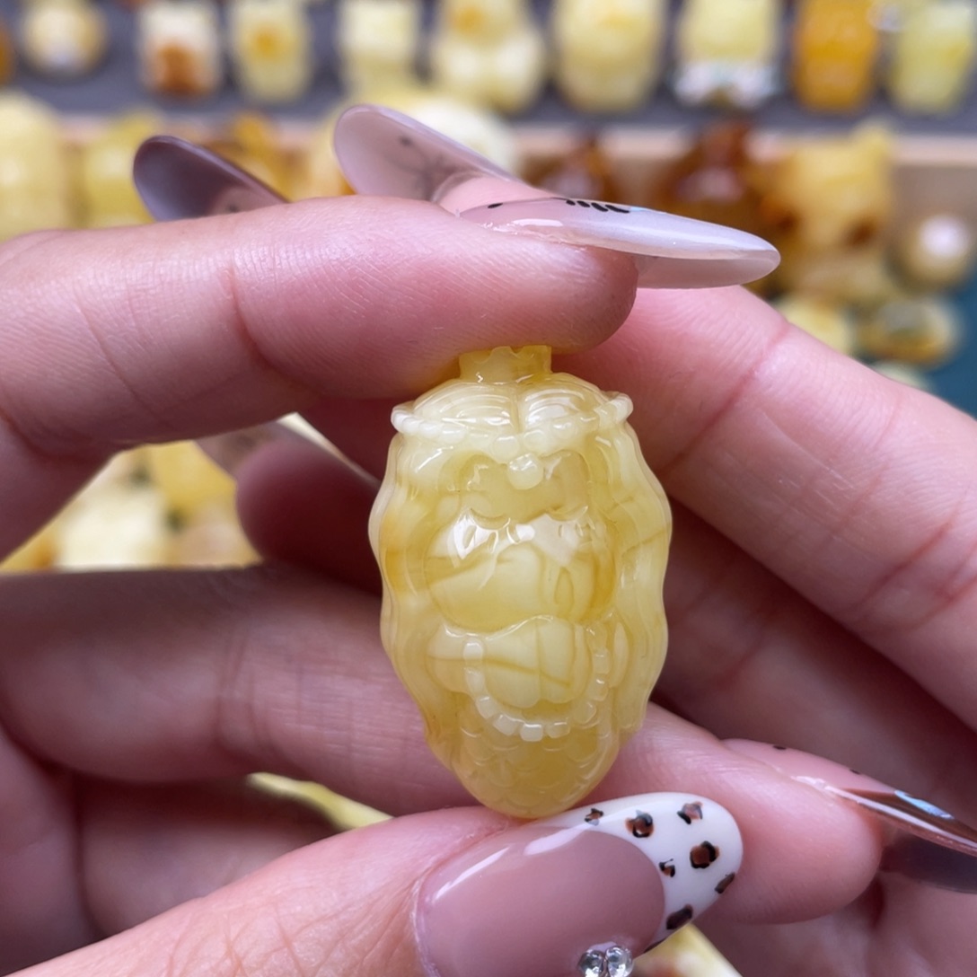 裸石琥珀未镶嵌蜜蜡