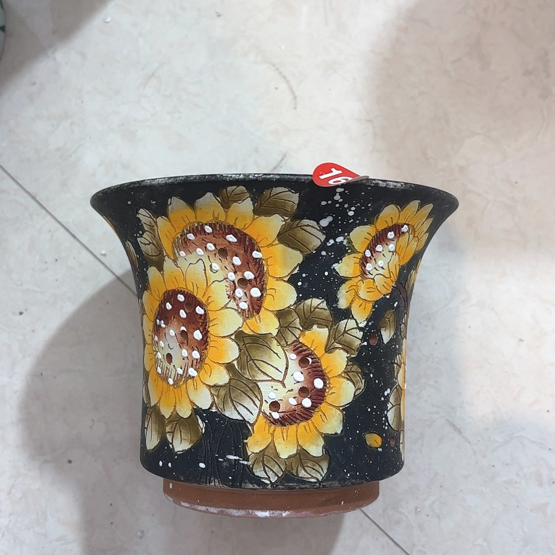 紫砂花盆手工花盆默认微瑕15/13