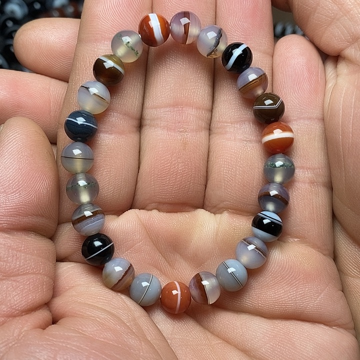 玛瑙/玉髓手链未镶嵌
