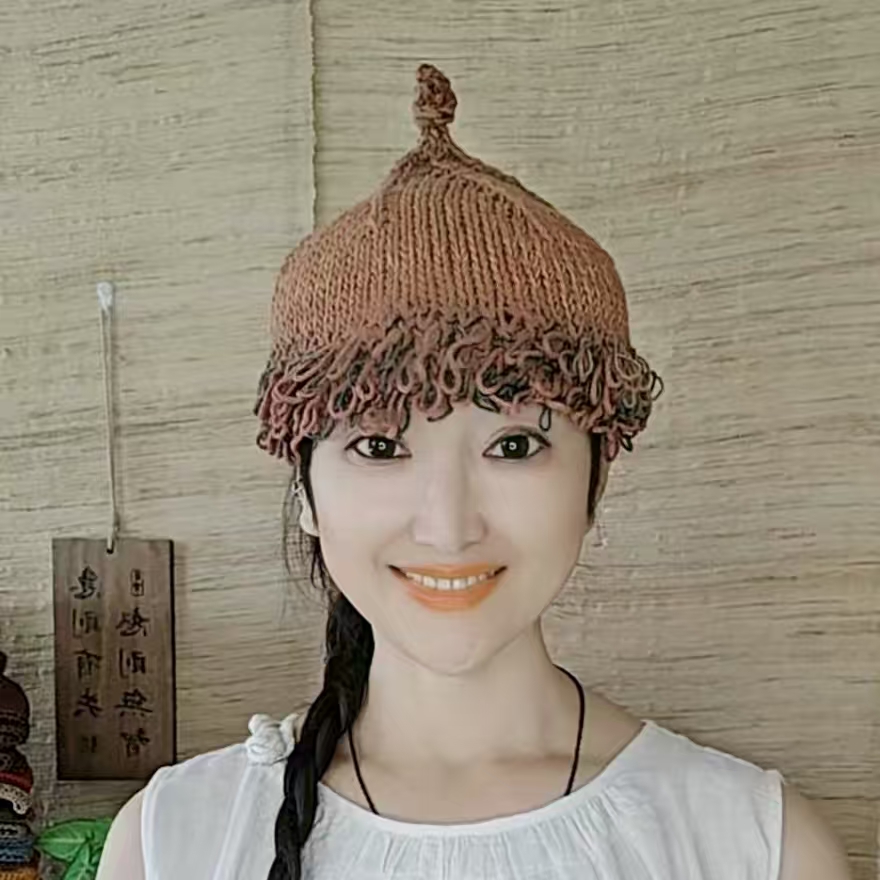 潮妈家手工天线宝宝帽（手洗不可机洗）