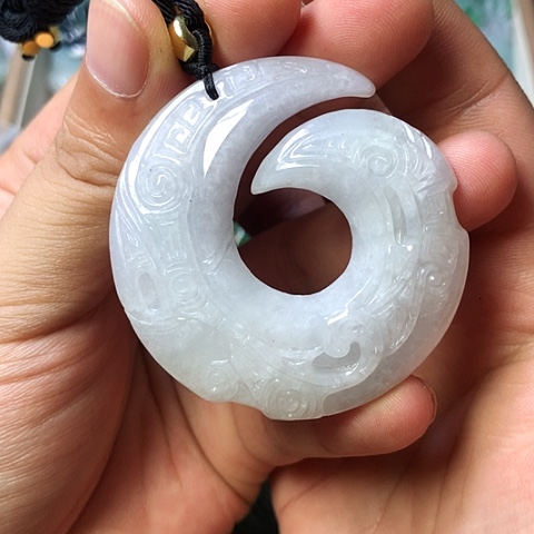 翡翠未镶嵌颈饰天然缅甸翡翠a货