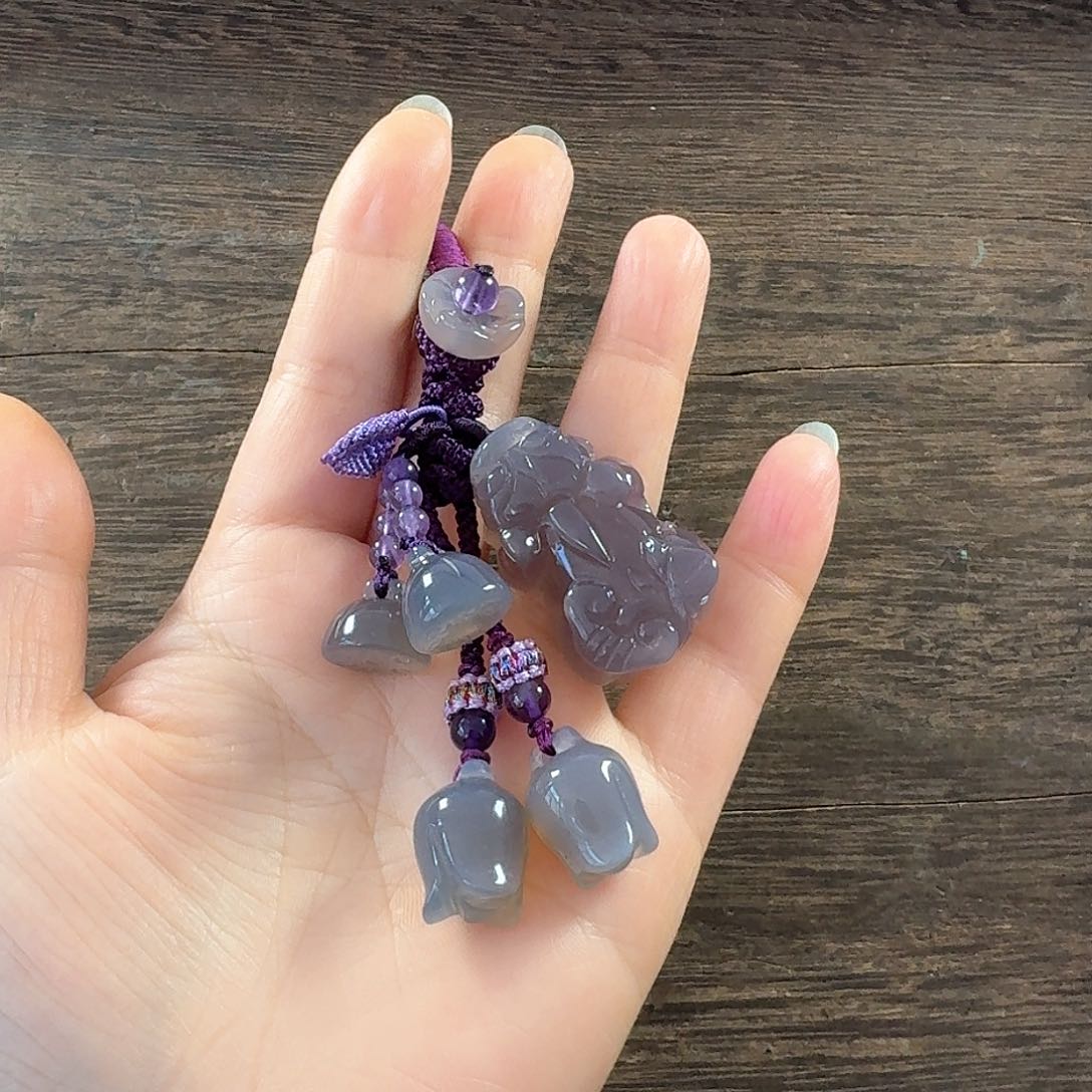 玛瑙/玉髓小挂件啊未镶嵌