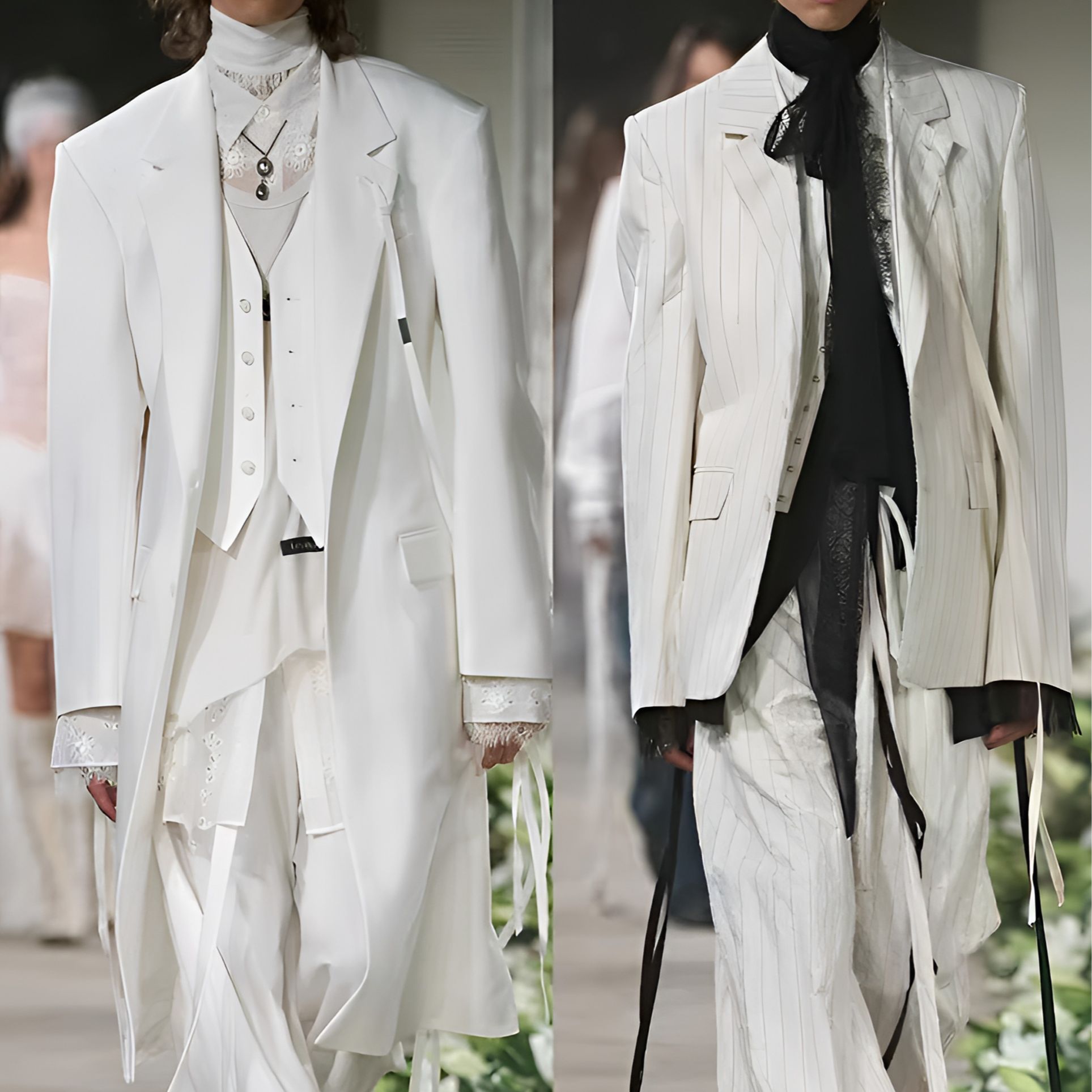 【T17】时装周走秀经典百搭潮奢重工刺绣短袖男T恤