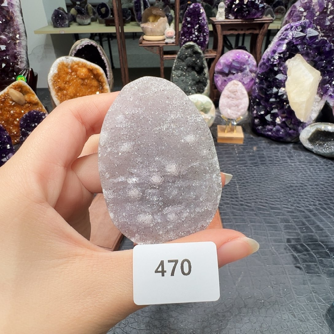 紫晶珠宝半成品未镶嵌