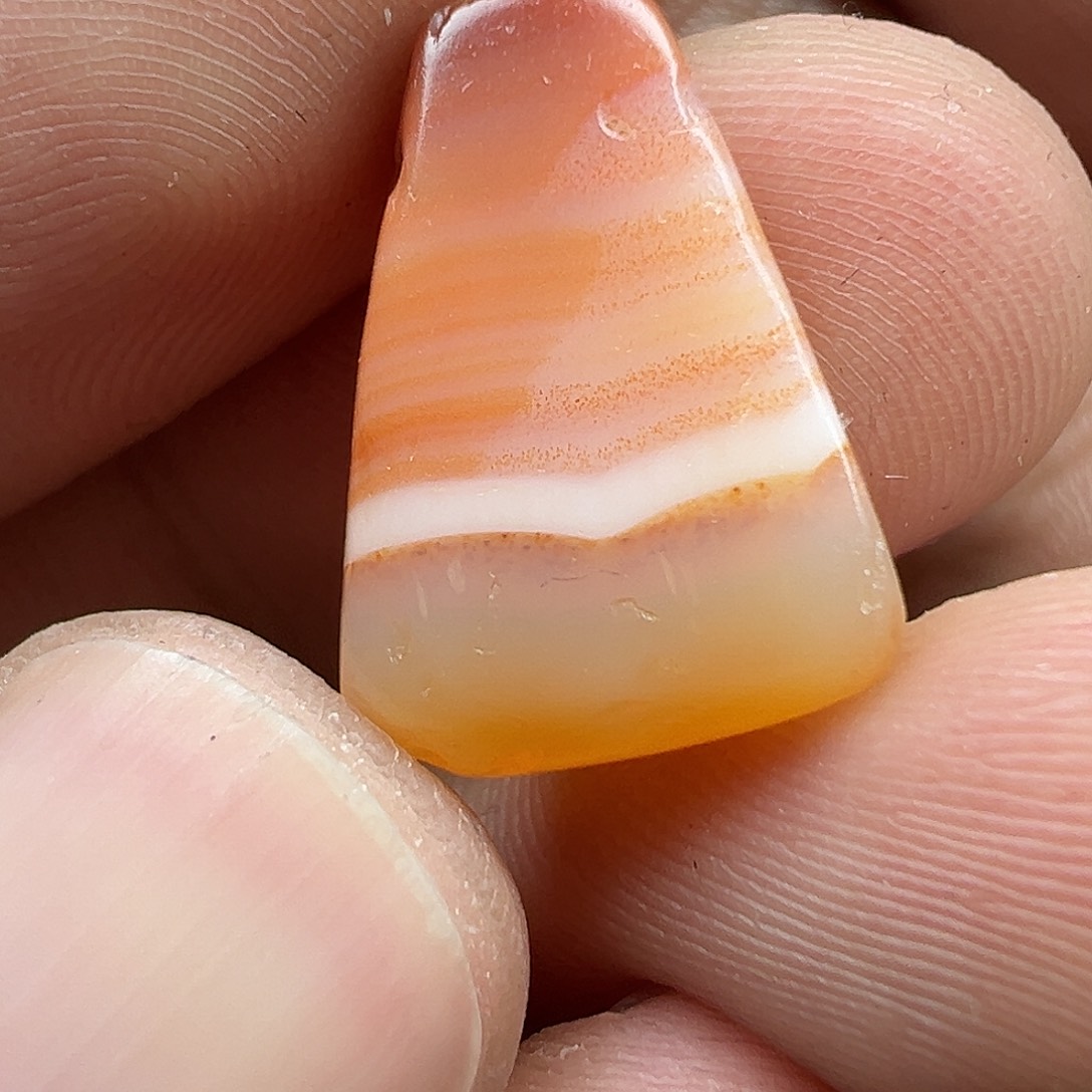 玛瑙/玉髓未镶嵌珠宝半成品x40   17×12满朱砂