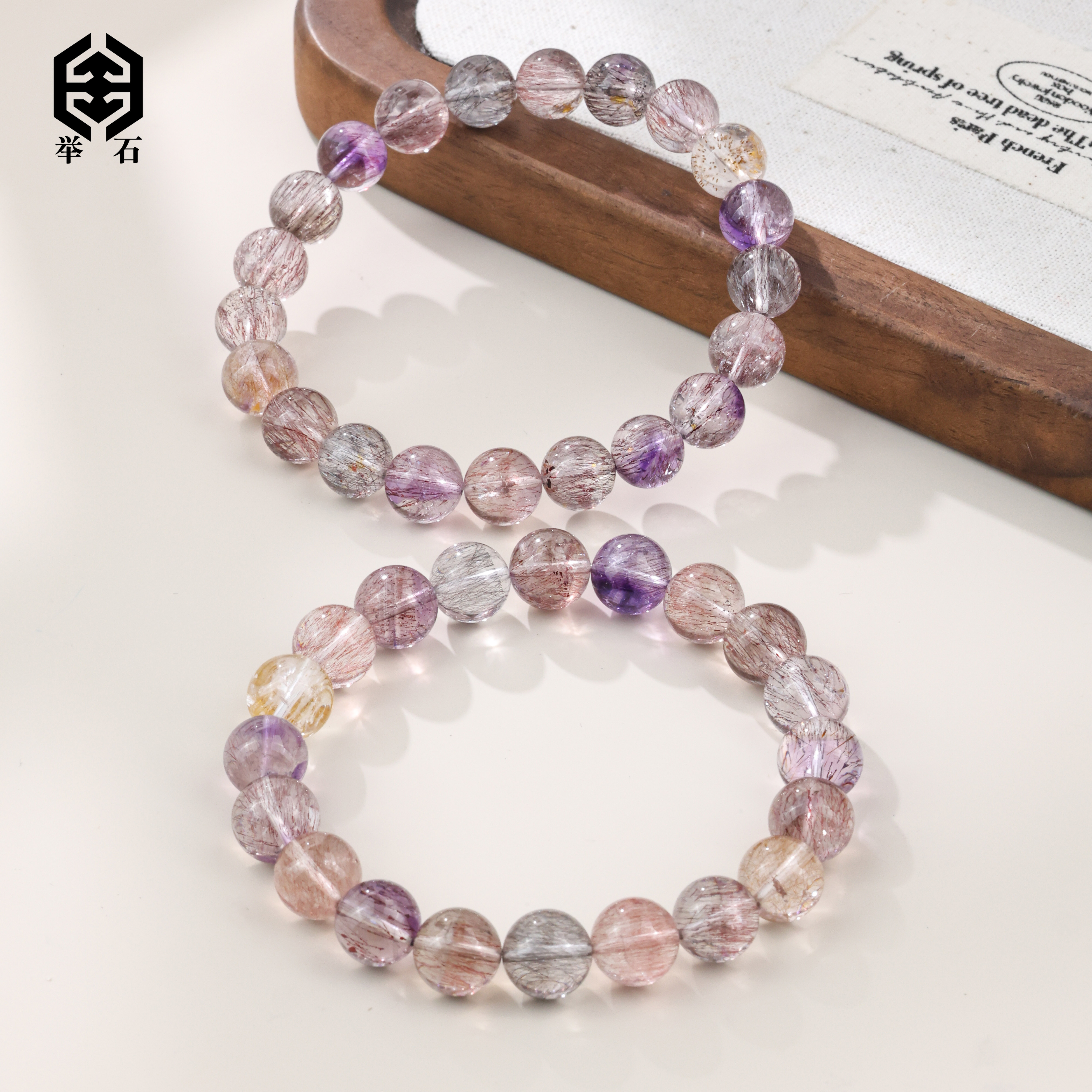 【举石饰品】X02-H9-1111水晶手串（一件/多样性发/约9mm+）v