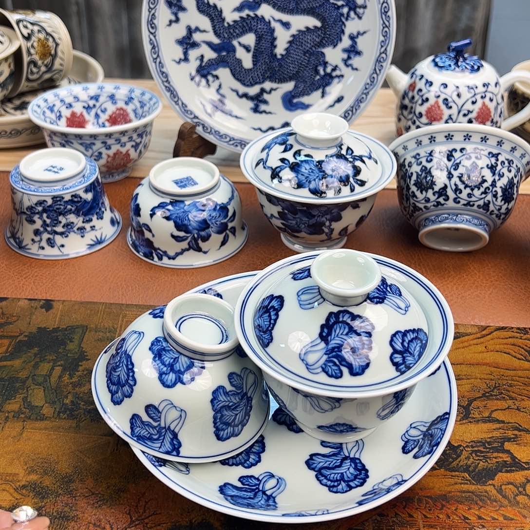 杯?*景德镇手绘套组