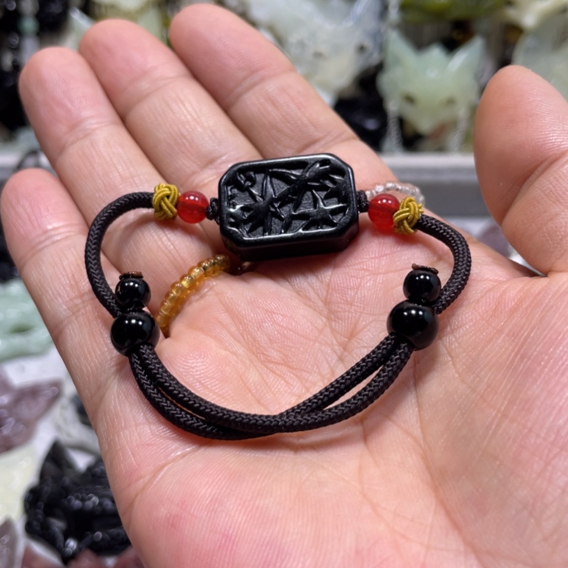 【闪购商品】岫玉颈饰未镶嵌43手牌