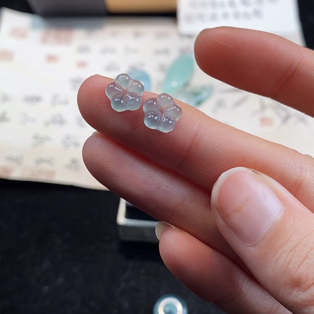 翡翠颈饰未镶嵌橙*天然翡翠