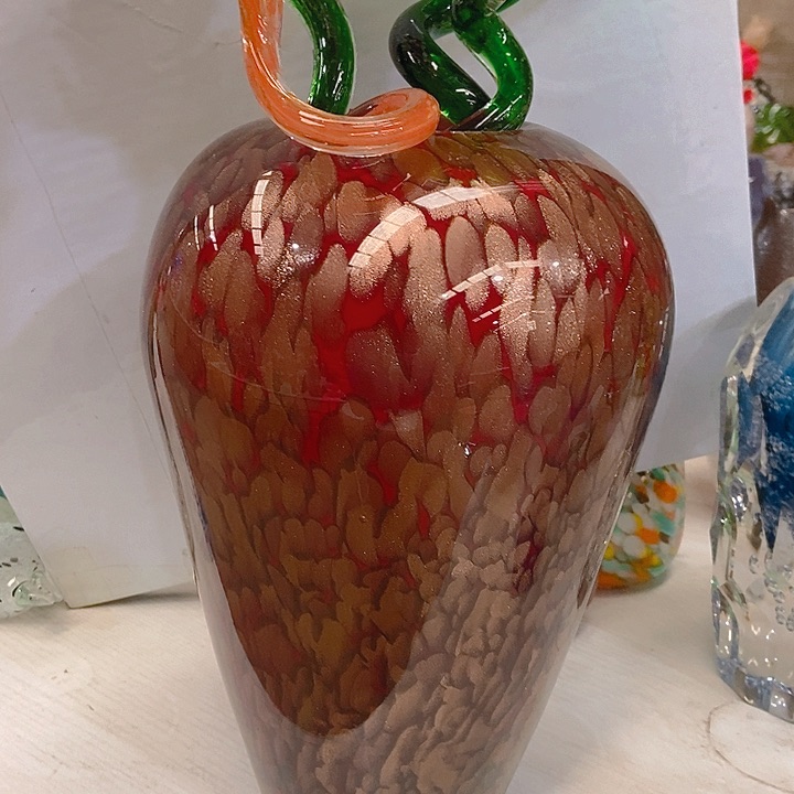 无铅玻璃琉璃花瓶高31口8