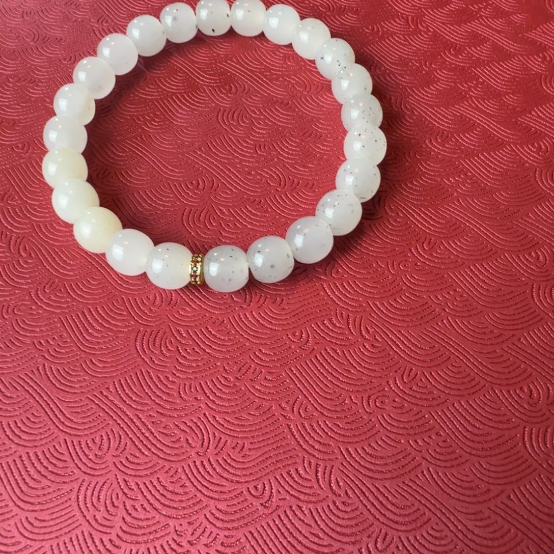 秃***哥和田玉未镶嵌手链