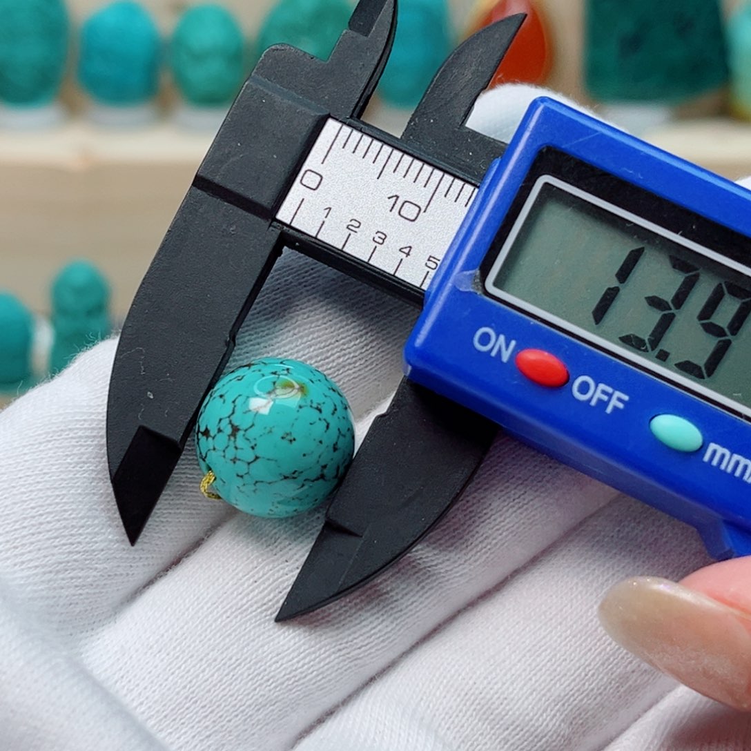 绿松石圆珠未镶嵌