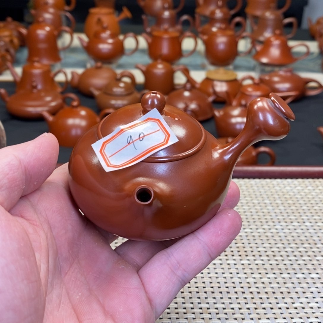 紫砂茶壶三****尿潮州手拉壶