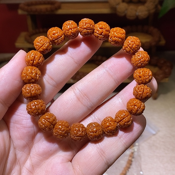 金刚菩提手串老树王单圈1,1.5