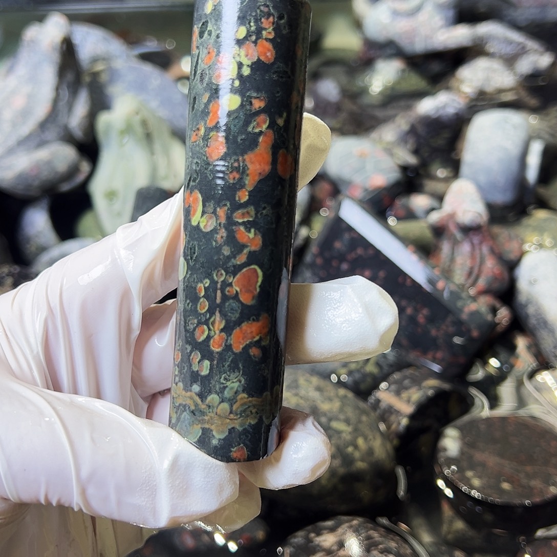 花***言梅花玉鱼缸石茶周边不退不换