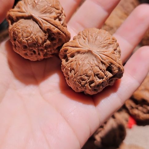 不***夕文玩核桃吊坠35大团圆