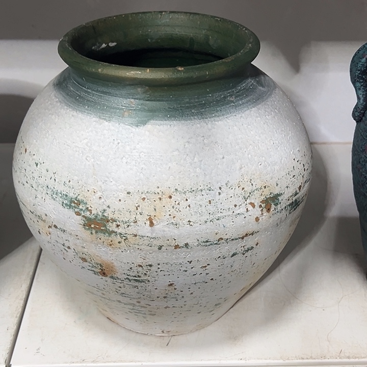 做旧盆默认打孔高23口14