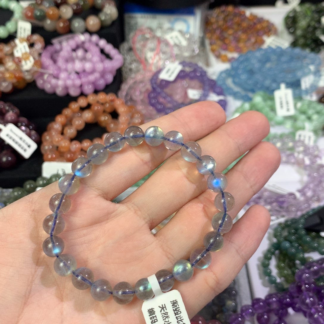 水晶手链未镶嵌灰月光