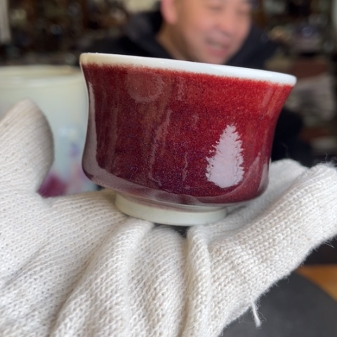 牛家钧窑牛自恒老师钧瓷杯