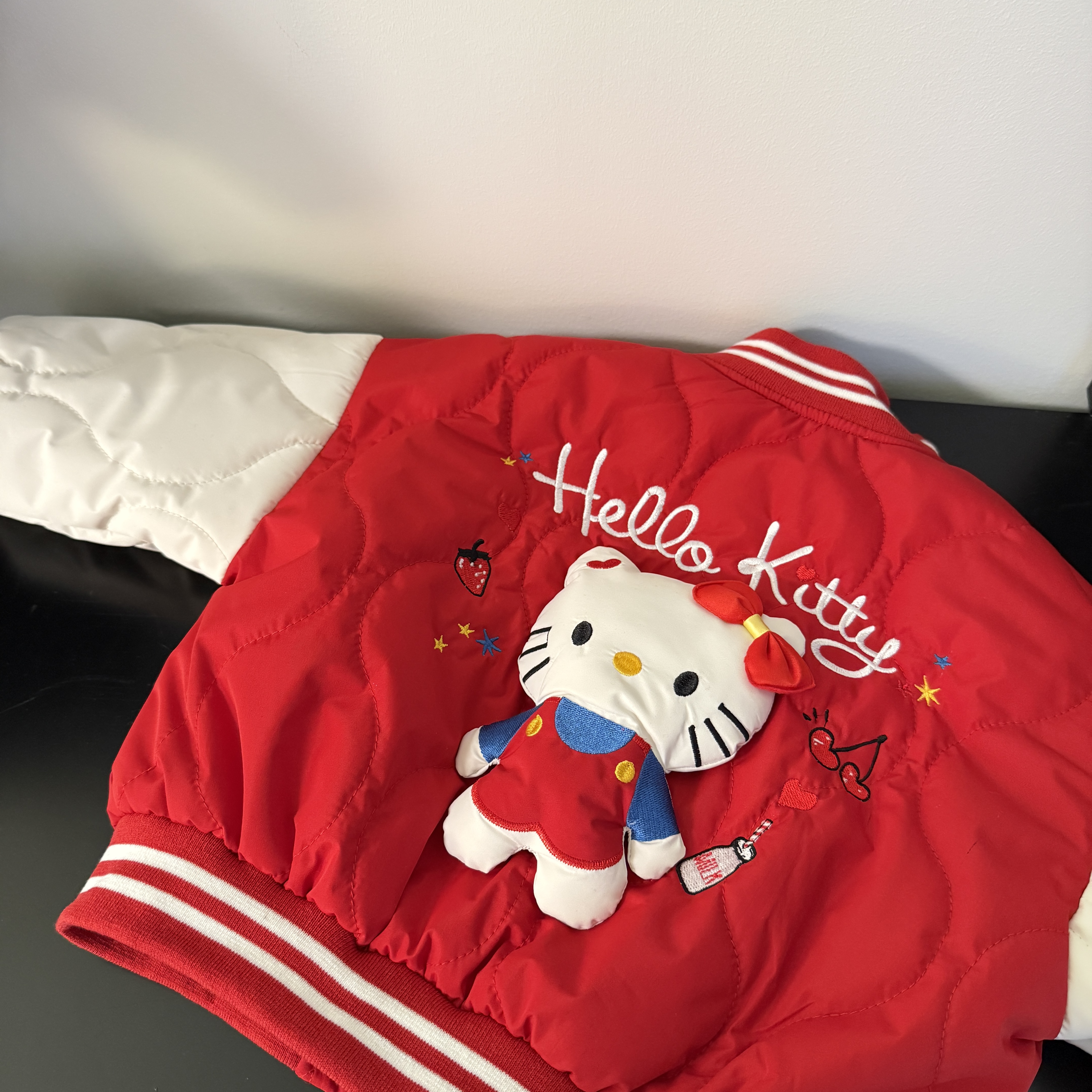 【小破孩】2025儿童秋冬款外套女孩春秋装洋气夹棉棒球服潮-2