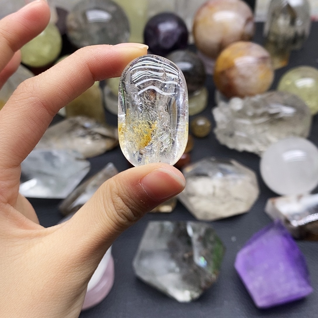 水晶珠宝半成品未镶嵌22水晶石