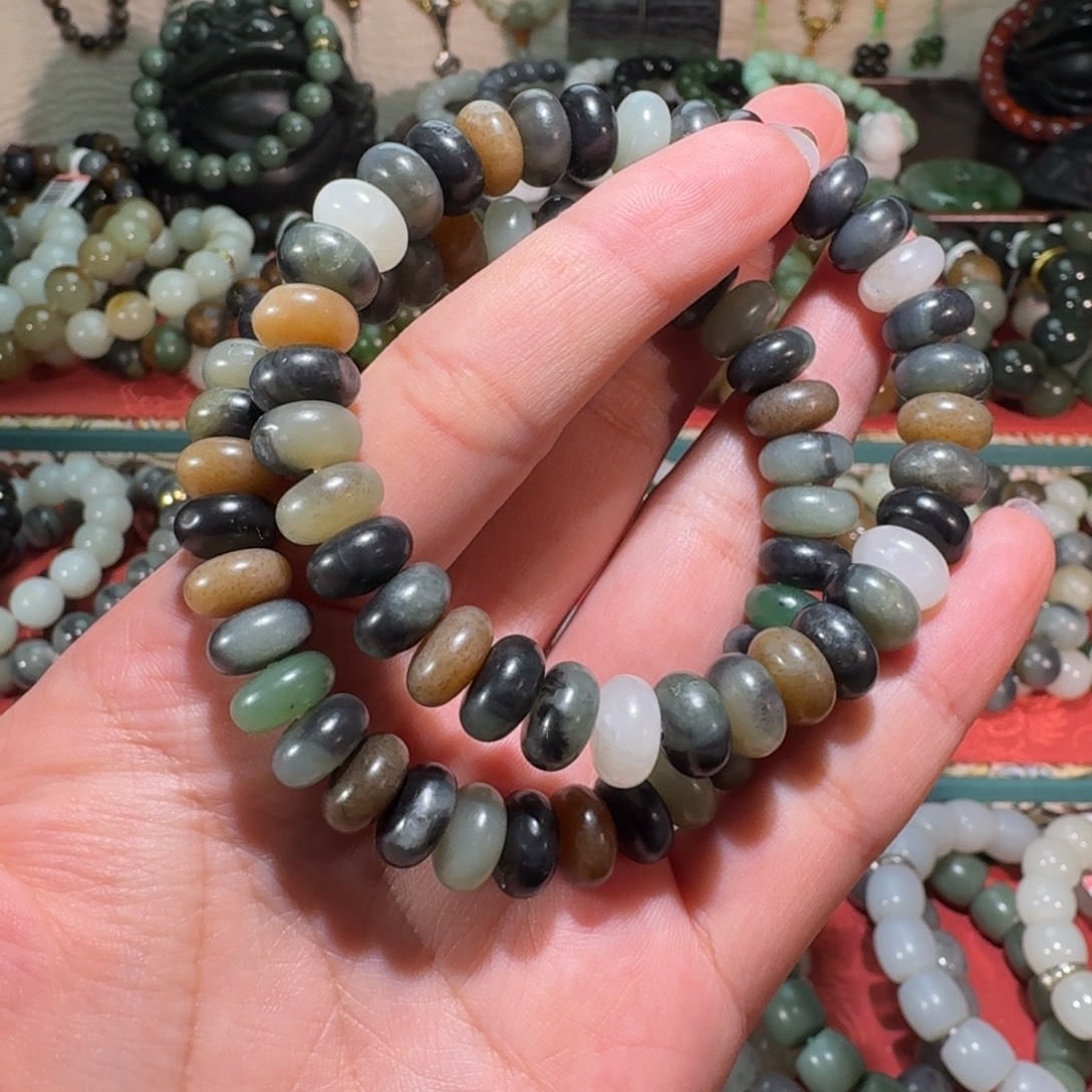 和田玉未镶嵌手链多样性发货拍一发一