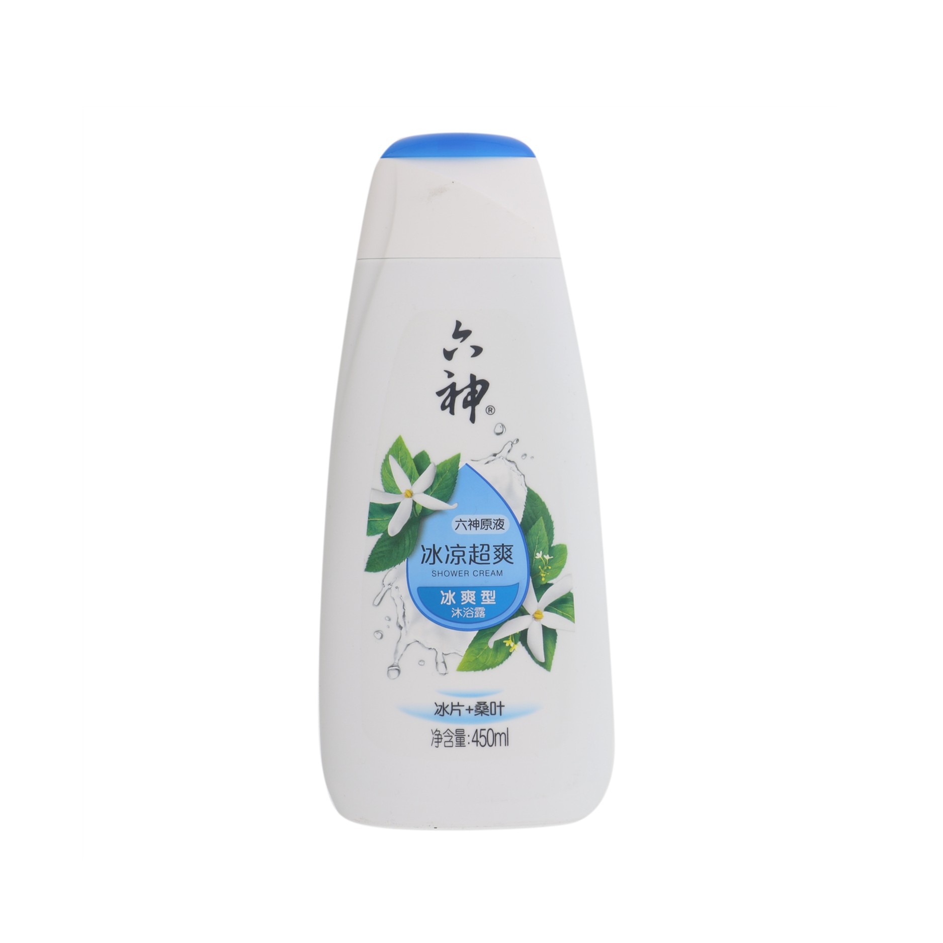 Liushen/六神冰凉超爽沐浴露白色 450ml