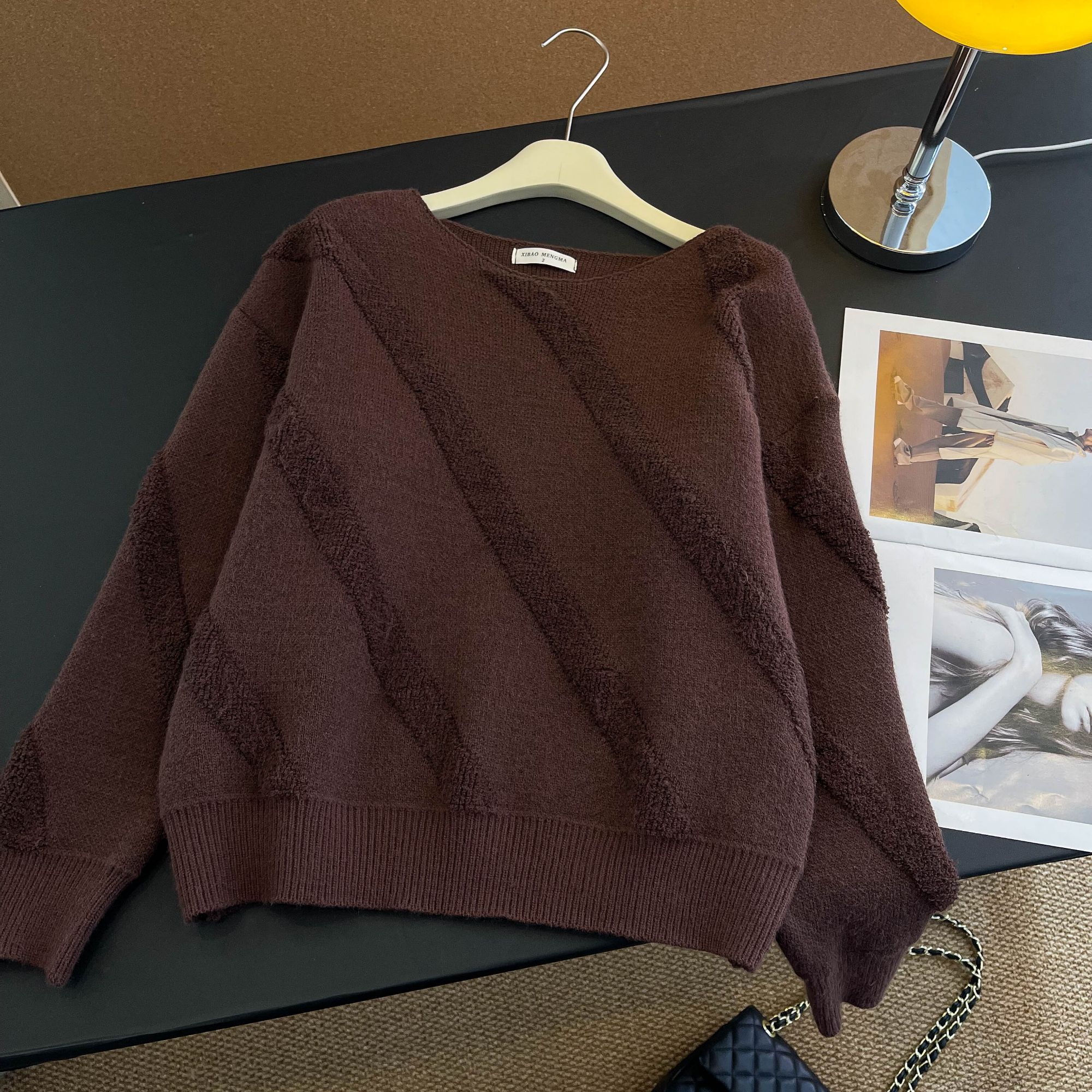 冬季爆款洋气时髦女装气质设计感小众毛衣针织显瘦上衣【阿琳穿搭】