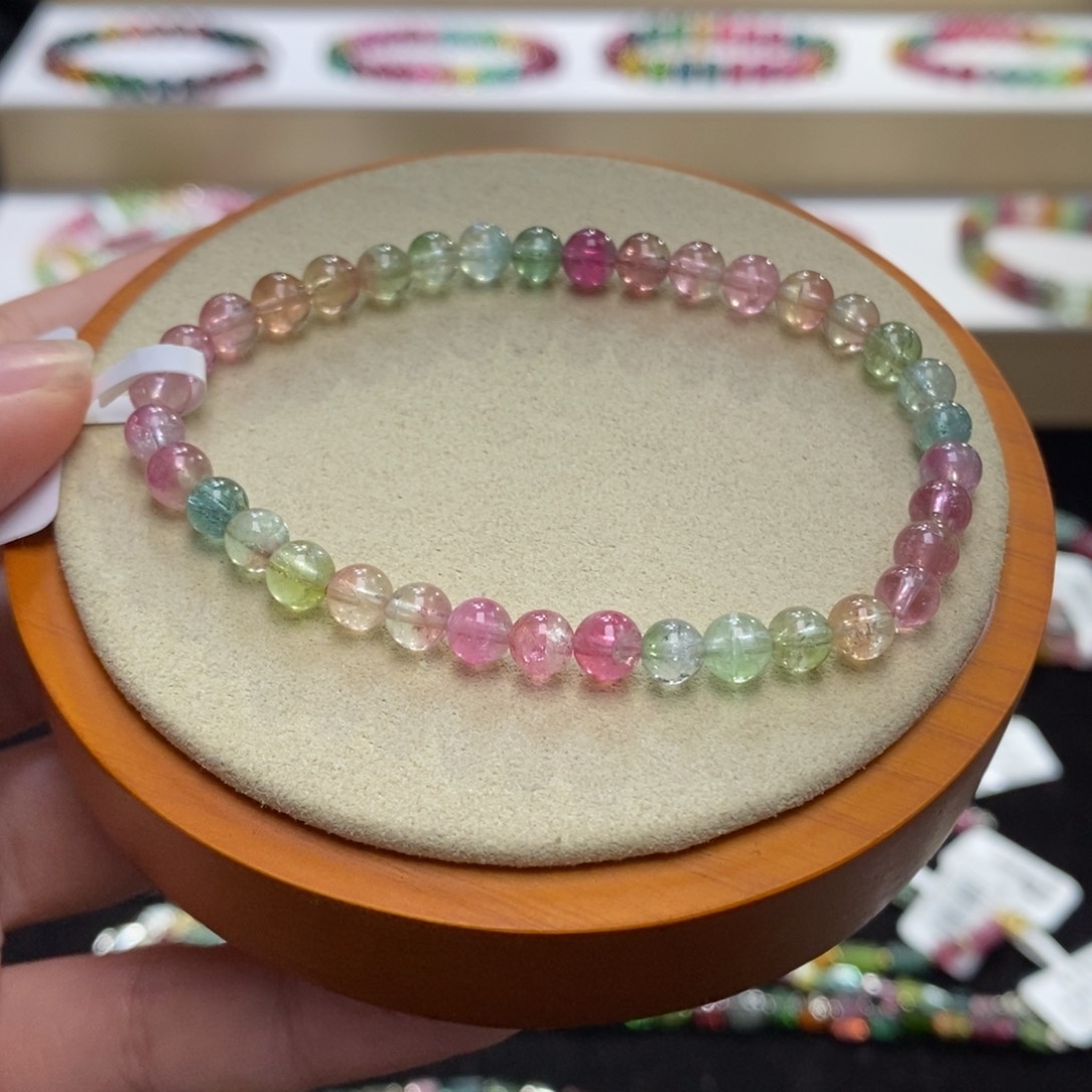 【闪购商品】碧玺手串未镶嵌两天看货期