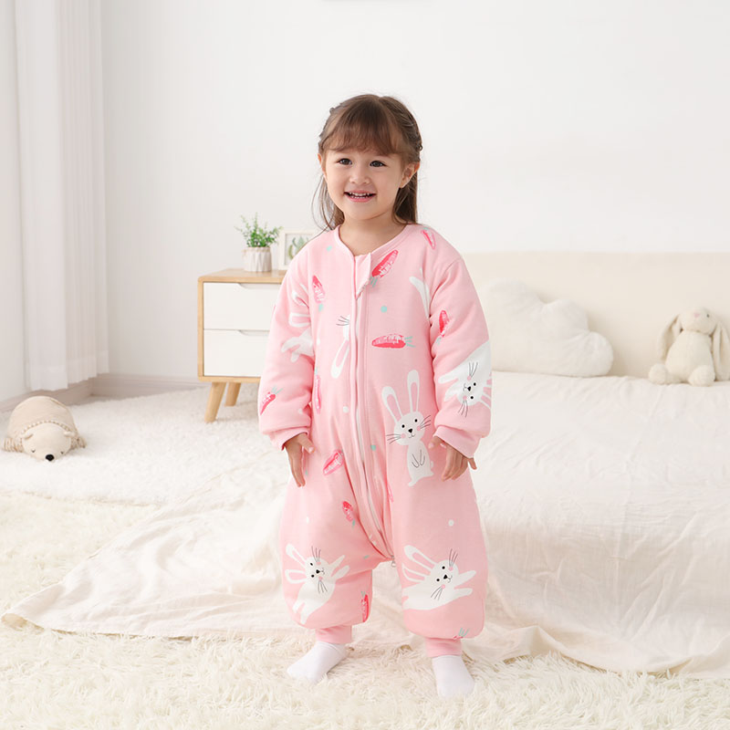 XL码120码 儿童分腿连体120码XL码 睡袋防踢被纯棉宝宝防踢被秋冬