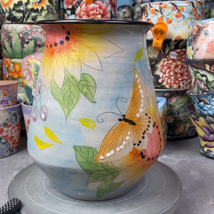红陶景德镇艺术手绘作品展览