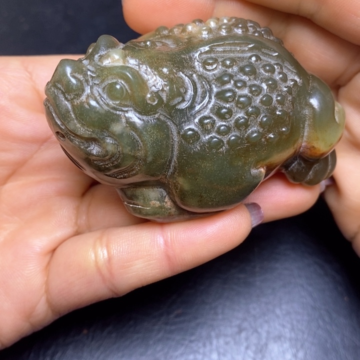 白玉菩提吊坠摆件
