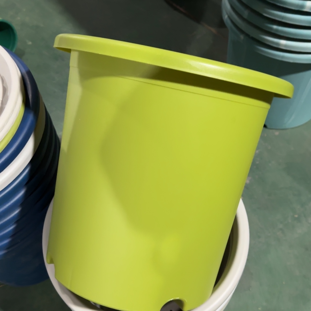 树脂四季盆8#无拖果绿微瑕3