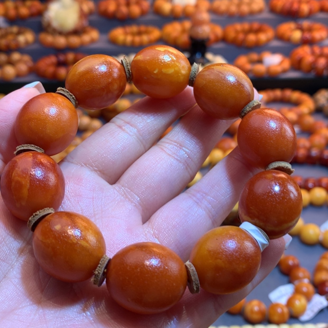 【闪购商品】未镶嵌蜜蜡手串蜜蜡手串