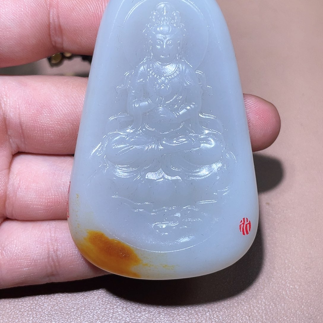 和田玉颈饰未镶嵌A7 