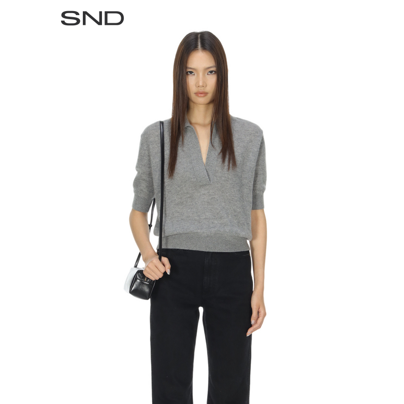 【SNDKHAITE 设计师品牌】SND PS26 V领套头ZZ衫