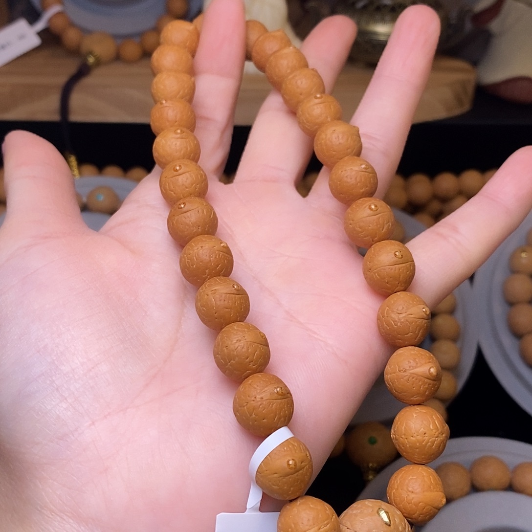 寂***11.5菩提手串25新籽